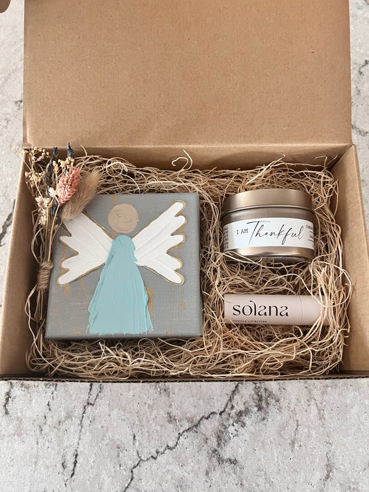 Canvas Art Box (Angel/Cross)