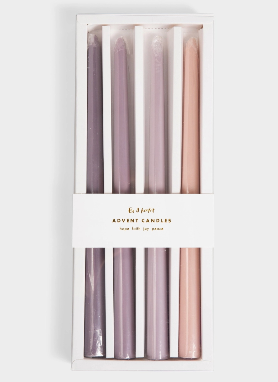 Ceramic Advent Wreath with Candles