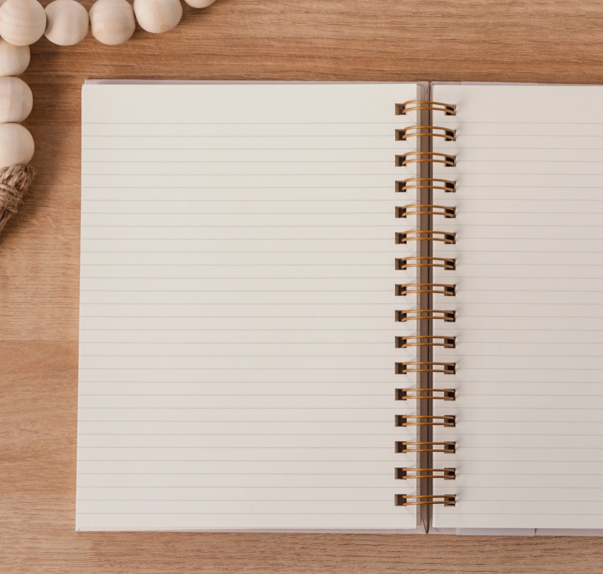 Hardcover lined journal