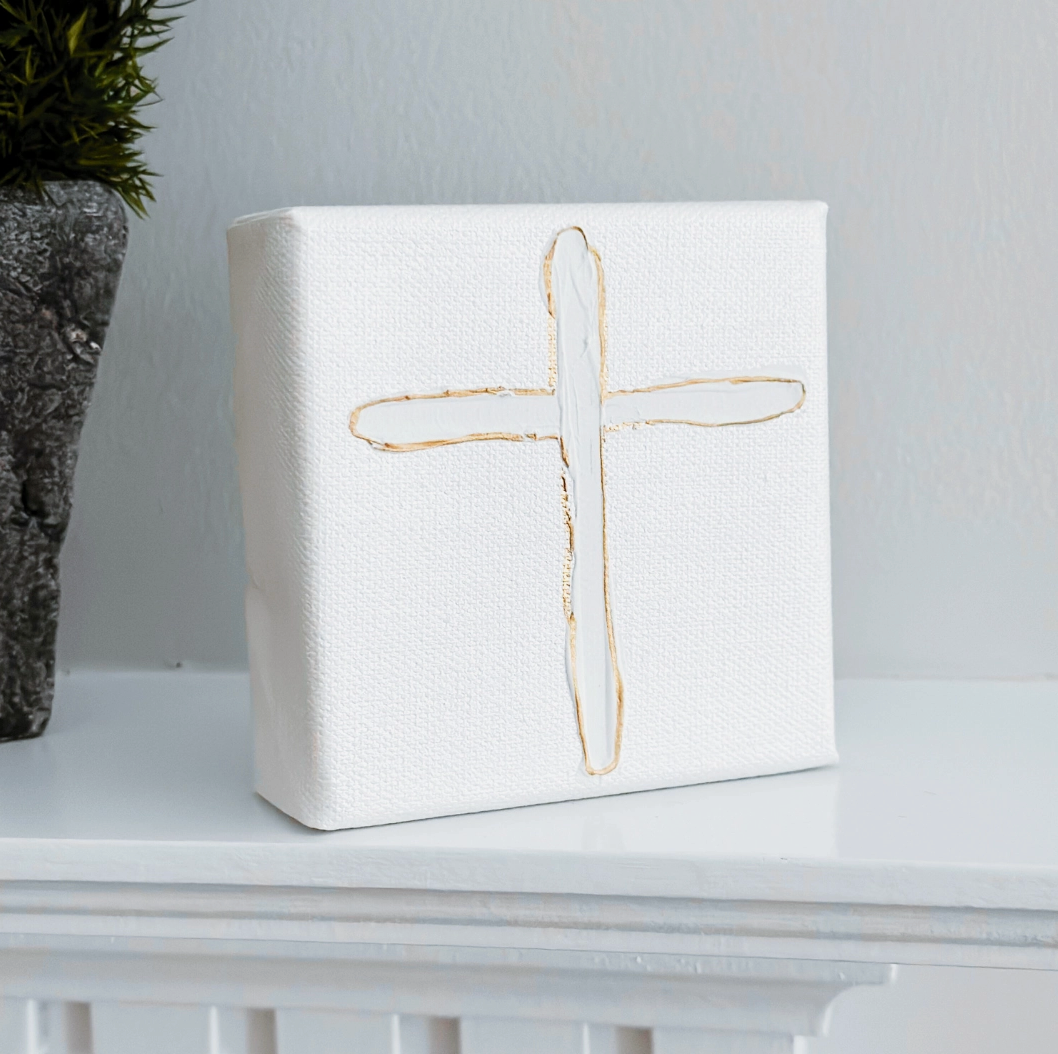 Canvas Art Box (Angel/Cross)