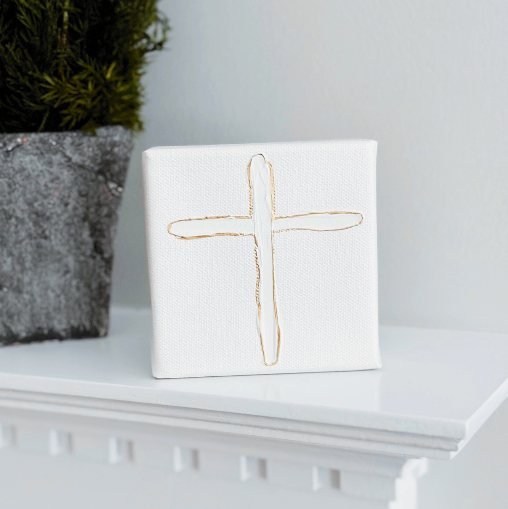 Canvas Art Box (Angel/Cross)