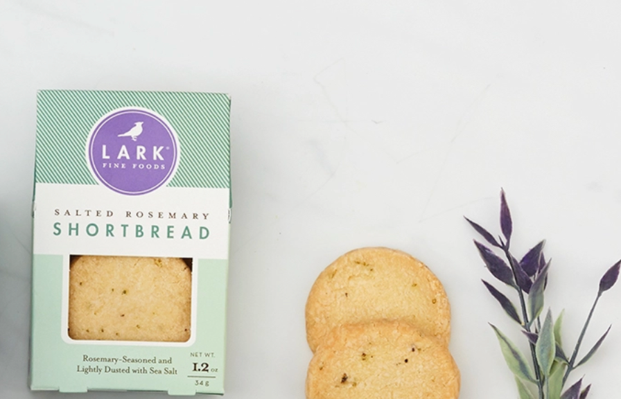 Cookies. Salted Rosemary Shortbread "Petit Paquet"